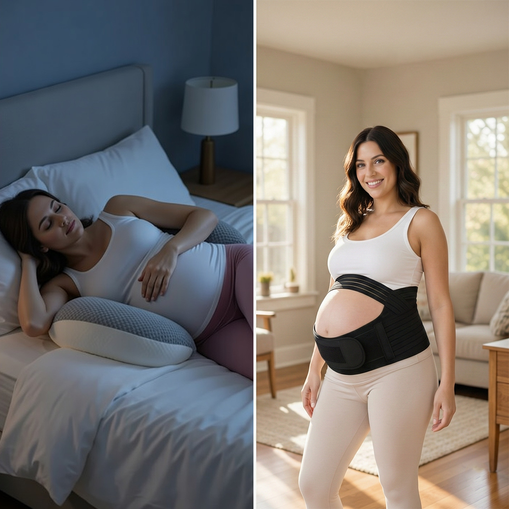 Pack Grossesse Sérénité : Soutien du Ventre & Sommeil Réparateur